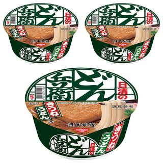 NISSIN 日清 咚兵衛 油豆腐烏龍麵 95g, 3入