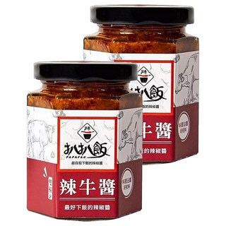 扒扒飯 辣牛醬, 180g, 2瓶