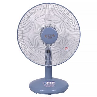 雙星牌 14吋 桌扇 TS-1403, 台灣製造 110V, 水藍色