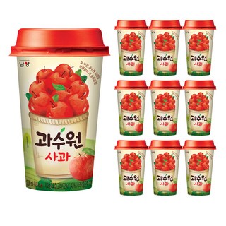 Namyang 南陽乳業 果園蘋果汁, 200ml, 10入