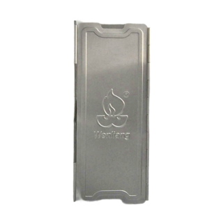 WEN LIANG 文樑 小型 8片, 鋁製擋風板 銀色, 1個