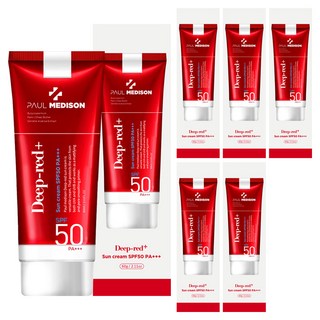 PAUL MEDISON Deep red防曬霜 SPF50 PA+++ 60ml, 6個