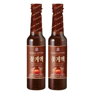 사조 프리미엄 꽃게액, 550ml, 2개