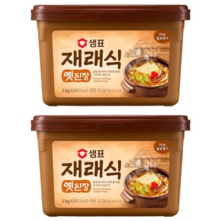 Sempio 膳府 韓國傳統大醬, 3kg, 2盒