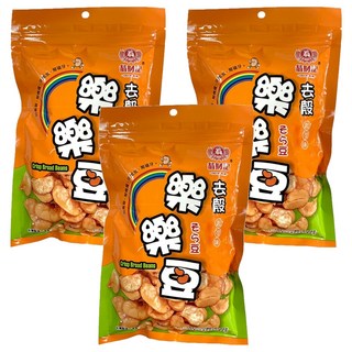 翁財記 蠶豆 脫殼樂樂豆 起司味, 240g, 3包