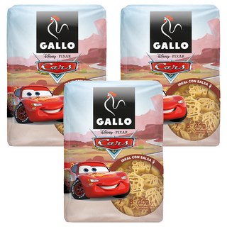 西班牙 GALLO 公雞牌 汽車總動員造型義大利麵, 300g, 3包