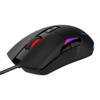 KTnet 廣鐸 G5K 電競光學自定編程滑鼠 RGB 7D, 7200DPI, Black