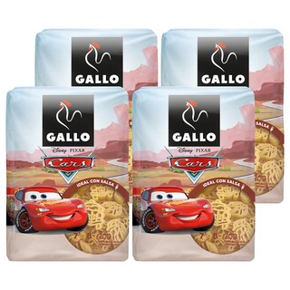 西班牙 GALLO 公雞牌 汽車總動員造型義大利麵, 300g, 4包