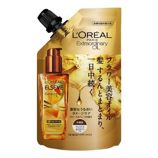 L'OREAL PARiS 巴黎萊雅 金緻護髮精油 補充包 90ml, 1包
