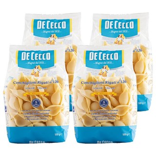 DE CECCO 得科 大貝殼麵, 500g, 4包