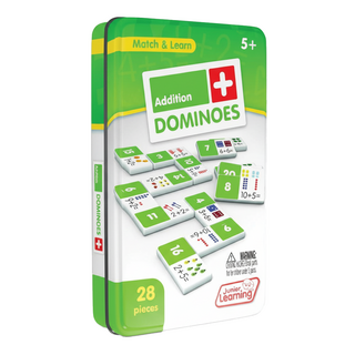 Junior Learning 骨牌接龍數學遊戲 加法，益智動腦，培養數學邏輯思維, 1組