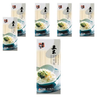 五木 銀絲麵 純素, 400g, 6包