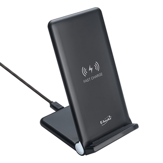 E-books B62 15W 快充四段折疊無線充電板, 黑色, 1盒