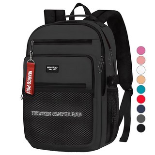 마르코폴로 남녀공용 포틴 백팩 MP6414 + 패브릭 키링 랜덤 발송