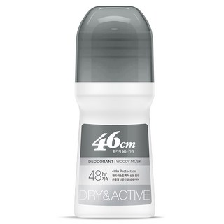 온더바디 46cm 나이아신아마이드 롤온 데오드란트 우디 머스크향, 75ml, 1개