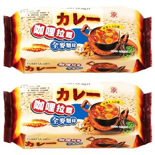 承昌食品 咖哩全麥拉麵 純素, 420g, 2包