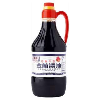 金蘭 醬油 無添加味精、防腐劑 適用於滷、炒、沾、拌, 1.5L, 1瓶