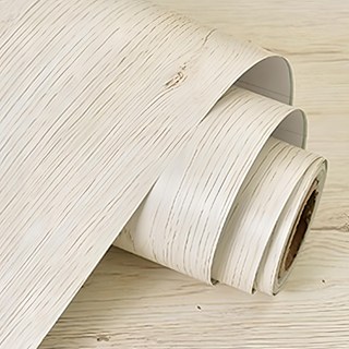 KOTI 日安生活 仿真木紋防水防油自黏壁紙/牆貼/廚房壁貼/家具貼紙 窄版, D 白楓木紋