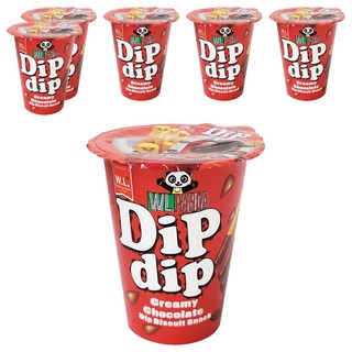 W.L.FOODS 樂搖搖沾醬巧克力棒餅 Creamy Chocolate Dip Biscuit Snack, 30g, 6個
