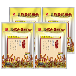 SUNWAY 鄉味 全穀綜合穀類粉, 450g, 4包, 15份