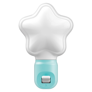 Kinyo LED造型小夜燈 NL-5925 66.5 x 105 x 62.5mm 36.5g, 魔法星星 白色