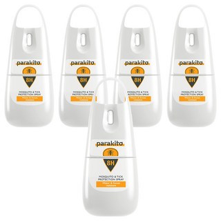 PARA'KITO 帕洛 8H天然精油強效防蚊噴霧 新配方, 75ml, 5瓶