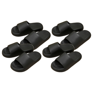 踩屎感拖鞋 C135 4雙, 44~45, 時尚黑