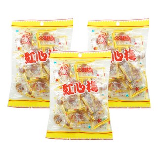 嘉禾 紅心梅, 休閒零嘴好選擇, 200g, 3袋
