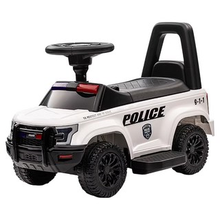 CHING-CHING 親親 CCTOY 警車 兒童電動車 RT-993W 白色 兒童騎乘玩具, 1個