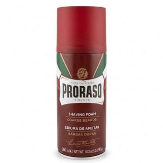 PRORASO 刮鬍泡 紅標 檀香, 300ml, 1瓶