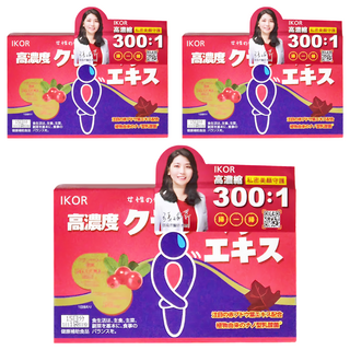 IKOR 日本醫珂 蔓越莓益生菌 15袋, 3.75g, 4顆, 3盒