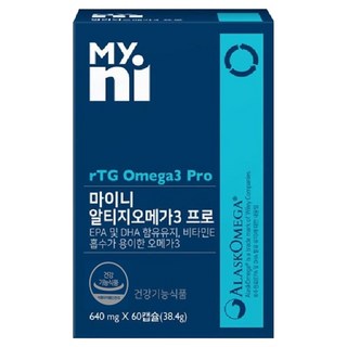 Myni rTG Omega-3, 60錠, 1個