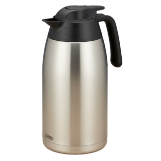 THERMOS 膳魔師 不銹鋼真空保溫壺 2000ml 廣口設計 易拆上蓋, THV-2001-SBW