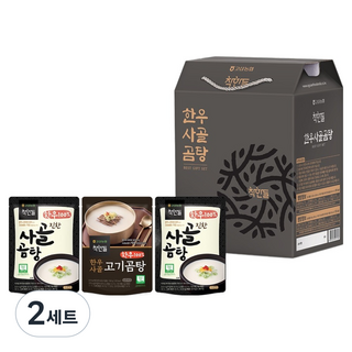 Changhandeul 韓牛牛骨湯 500ml x 2入 + 韓牛肉湯 500g 禮盒4號, 2套