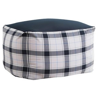 懶骨頭懶人沙發 主體+套子, 灰格紋