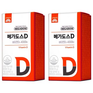 메가도스 D 비타민D3 4000IU, 90정, 2개