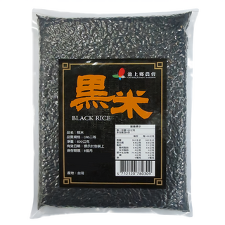 池上鄉農會 黑米, 600g, 1包