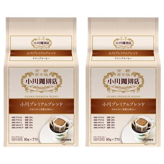 OGAWA 小川珈琲 淺焙芳醇濾掛咖啡, 10g, 7個裝, 2個
