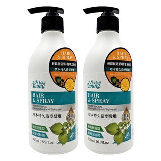 Han Young 涵漾 草本持久造型髮雕, 500ml, 2件