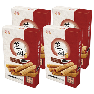 ROYAL FAMILY 皇族 芝麻蛋捲, 72g, 4盒