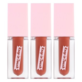 Keep In Touch [純素美妝] 果凍豐唇唇釉, 濃縮咖啡馬丁尼, 3.8ml, 3個