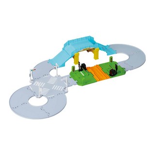 TOMICA 多美 TM新城鎮 陸橋平交道, Multicolor, 1個