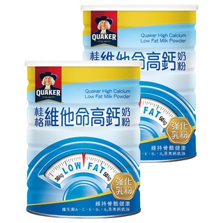QUAKER 桂格 維他命高鈣奶粉, 825g, 2罐