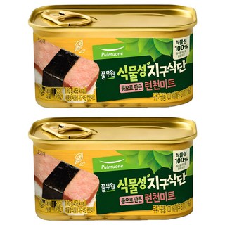 풀무원 지구식단 식물성 콩으로 만든 런천미트, 190g, 2개