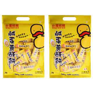 台灣親親 鹹蛋黃酥餅, 250g, 2袋