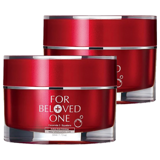 FOR BELOVED ONE 寵愛之名 台灣公司貨 全能抗皺神經醯胺角鯊特潤霜, 32ml, 2罐