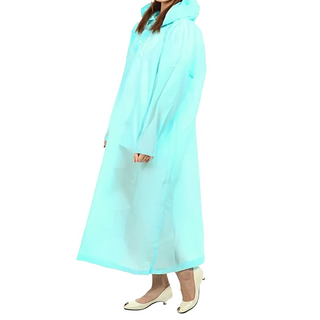 DongShen 東伸 EVA高級環保雨衣 柔軟舒適 透明度佳, 顏色隨機, 身高155~185cm