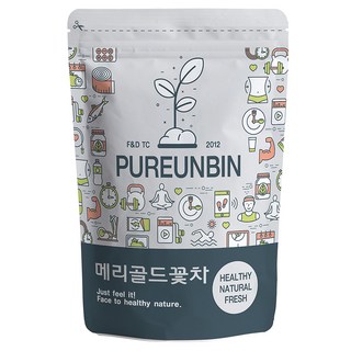 PUREUNBIN 萬壽菊花草茶茶葉, 100g, 1包, 1包