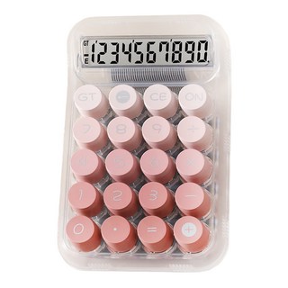 Travel Blue 英國藍旅 透明漸層計算機 ABS材質, 妃色, 1個