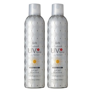 Ajuste 愛伽絲 高效防曬噴霧 SPF50+ PA++++ 無香料 防水防汗, 320ml, 200g, 2瓶